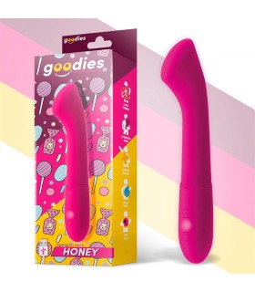 Honey Vibrador Punto G Silicona USB Fuchsia