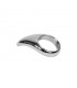Anillo Pene Lágrima Acero Inox 50mm