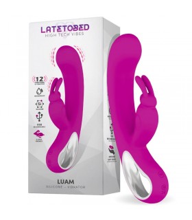 Luam Vibrador con Conejito USB Silicona