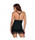 Chiccanta Chemise y Tanga Black