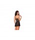 Set Babydoll y Tanga Negro
