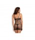 Redella Chemise y Tanga Negro