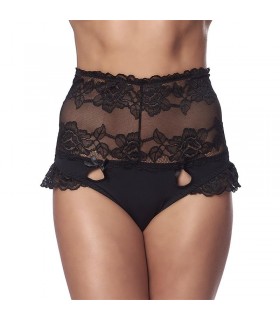 Braguitas Altas Encaje Negro