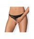 Letica Tanga Abierto Negro