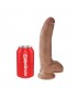 King Cock Pene con Testículos de 9 - Bronceado