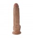 King Cock Pene con Testículos de 9 - Bronceado