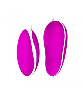 Huevo Vibrador Avery Color Rosa y Blanco