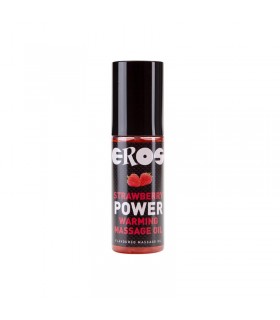 Aceite de Masaje Efecto Calor Fresa Power 100 ml