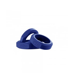 Pack 3 Anillos para Pene Azul Silicona