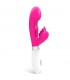 Sliper Vibrador Conejito Silicona Rosa