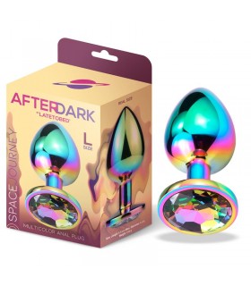 Space Journey Plug Anal Multicolor con Joya Talla L