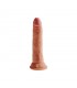 Dildo Triple Densidad 7 Caramelo
