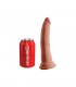 Dildo Triple Densidad 7 Caramelo