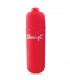 Bala de Tacto Suave 3 Velocidades + Función Pulsación Rojo