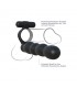 Fantasy C-Ringz Anillo Doble Penetrador Flexible Negro