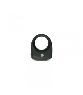 Anillo para Pene con Vibración  Silicona - Negro