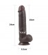 Dildo Sliding 9.5 Negro