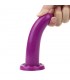 Estimulador Holy Dong 5.5 Silicona Líquida Púrpura