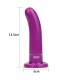 Estimulador Holy Dong 5.5 Silicona Líquida Púrpura