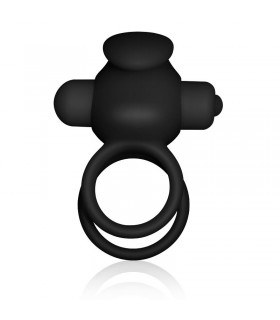 Anillo Vibrador Doble Power Clit Duo Negro