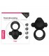 Anillo Vibrador Doble Power Clit Duo Negro