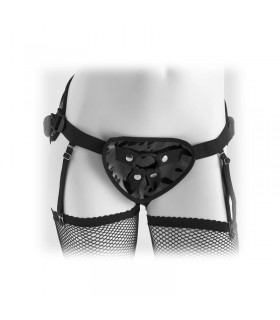 Fetish Fantasy Series Garter Belt Harness-Black