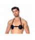 Sujetador de Cuero con Pinchos Unisex