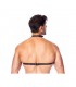 Sujetador de Cuero con Pinchos Unisex
