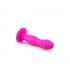 Plug Anal Silicona con Ventosa Rosa