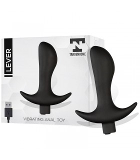 Lever Plug Anal con Vibración USB Silicona