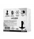 Lever Plug Anal con Vibración USB Silicona