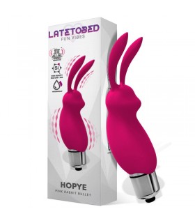 Hopye Bala Vibradora Conejito Silicona Rosa