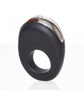 Anillo Vibrador Atom Negro