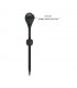 Pretty Love Anillo Vibrador Curitis Color Negro