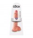 King Cock Pene con Testículos de 10  - Color Natural