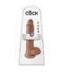 King Cock Pene con Testículos de 10 - Bronceado