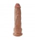 King Cock Pene con Testículos de 10 - Bronceado