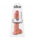 King Cock Pene con Testículos de 11 - Color Natural
