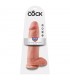 King Cock Pene con Testículos de 12 - Color Natural