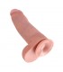 King Cock Pene con Testículos de 12 - Color Natural