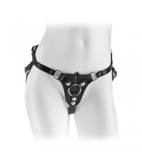 Fetish Fantasy Series Leather Fantasy Harness-Blac