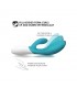 INA WAVE Vibrador Azul Océano