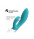 INA WAVE Vibrador Azul Océano