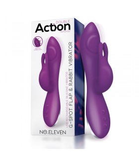 No. Eleven Vibrador con Conejito, Punto G y Fución de Pulsac