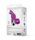 Fingyhop Bala Vibradora con Conejito Silicona Púrpura