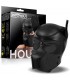 Hound Máscara de Perro Neopreno Hocico Extraíble Negro Talla
