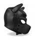 Hound Máscara de Perro Neopreno Hocico Extraíble Negro Talla