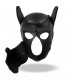 Hound Máscara de Perro Neopreno Hocico Extraíble Negro Talla