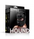 Hound Máscara de Perro Neopreno Hocico Extraíble Negro Talla