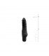 Vibrador Realista Silicona Negro